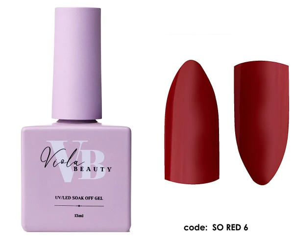 Viola Beauty Kalıcı Oje So Red #0006 13 ml