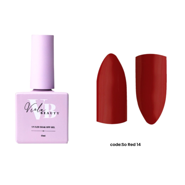 Viola Beauty Kalıcı Oje So Red #0014 13 ml