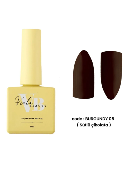Viola Beauty Kalıcı Oje Burgundy #0005 13 ml