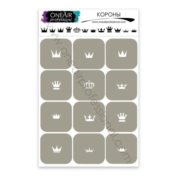 OneAir AirBrush Şablonu Taçlar