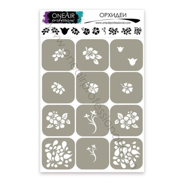 OneAir AirBrush Şablonu Orkideler