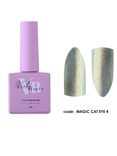 Viola Beauty Kalıcı Oje Magic Cat Eye #0004 13 ml