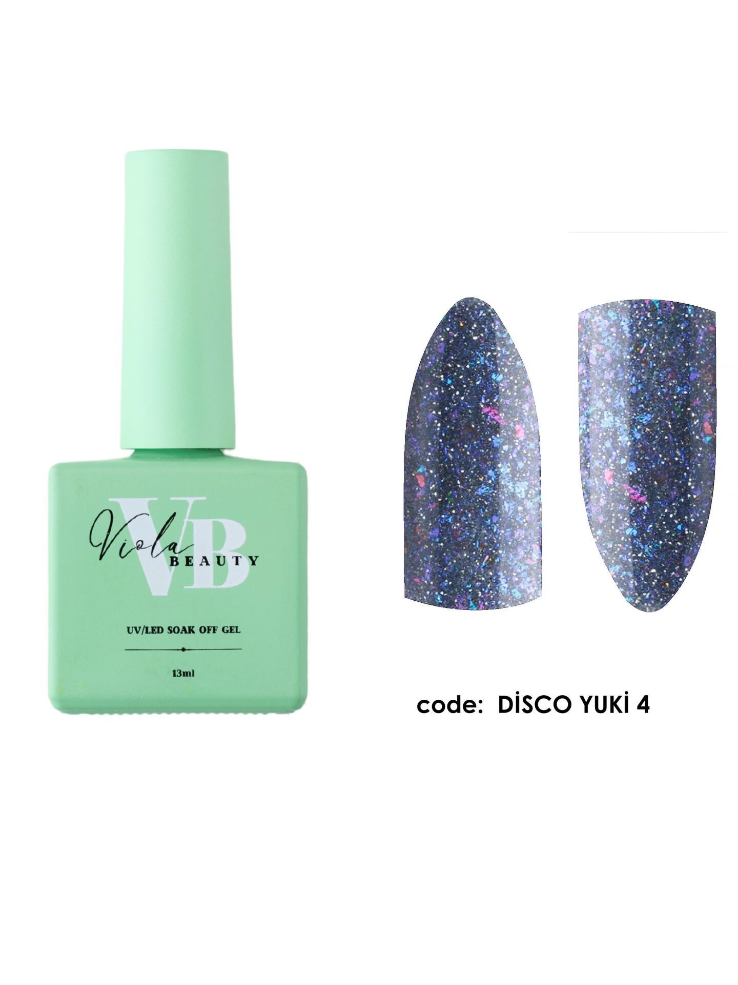 Viola Beauty Kalıcı Oje Disco Yuki #0004 13 ml