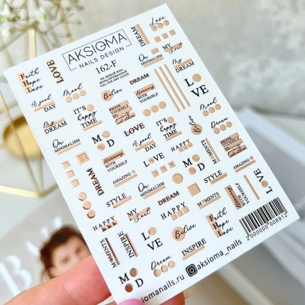 Aksioma Su Transferi Sticker 162-F
