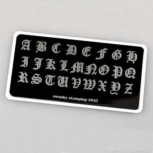 Swanky Stamping Plaka 043