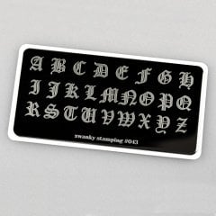 Swanky Stamping Plaka 043