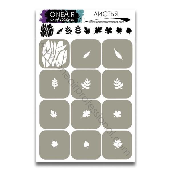 OneAir AirBrush Şablonu Yapraklar