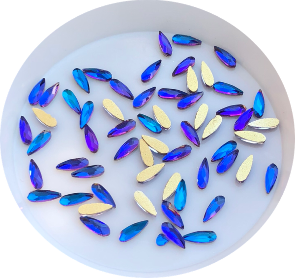 Taş Damla Blue Magic 2*6mm 2 Adet