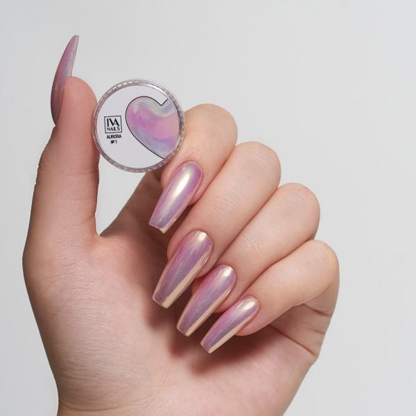 İva Nails Krom-Ayna Efekt AURORA №1  (0.2gr)