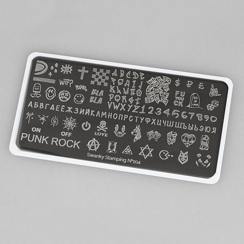 Swanky Stamping Plaka 104