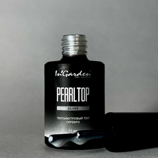 In'Garden Pearl Top Coat Silver Gloss Parlak/Yapışkansız (11ml)