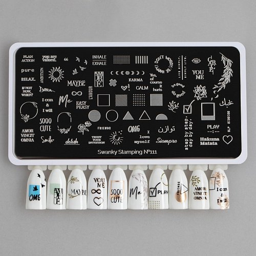 Swanky Stamping Plaka 111