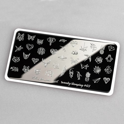 Swanky Stamping Plaka Arti for you Serisi 03