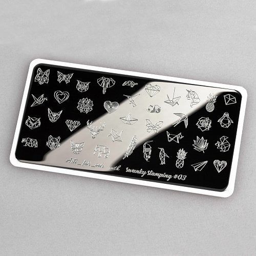 Swanky Stamping Plaka Arti for you Serisi 03