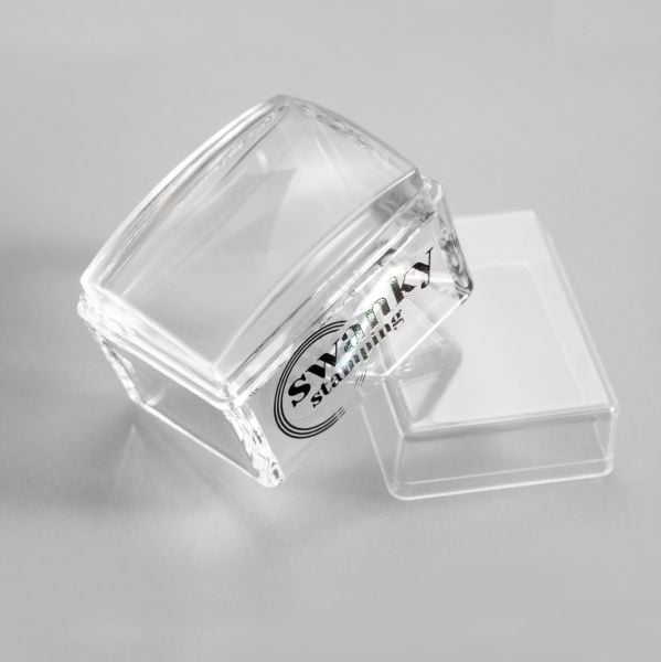 Swanky Stamping Silikon Şeffaf Dikdörtgen Stamper (2,5*3,5 cm)