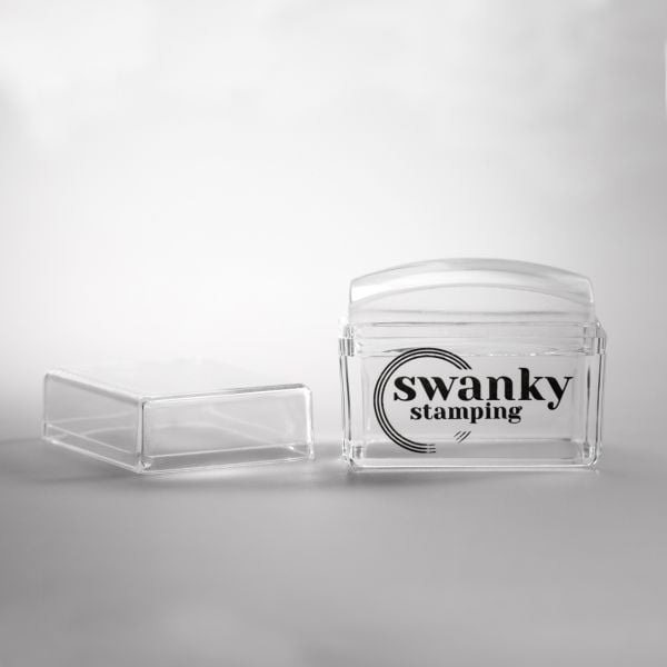 Swanky Stamping Silikon Şeffaf Dikdörtgen Stamper (2,5*3,5 cm)