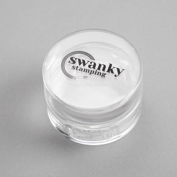 Swanky Stamping Silikon Şeffaf Yuvarlak Stamper (4cm )