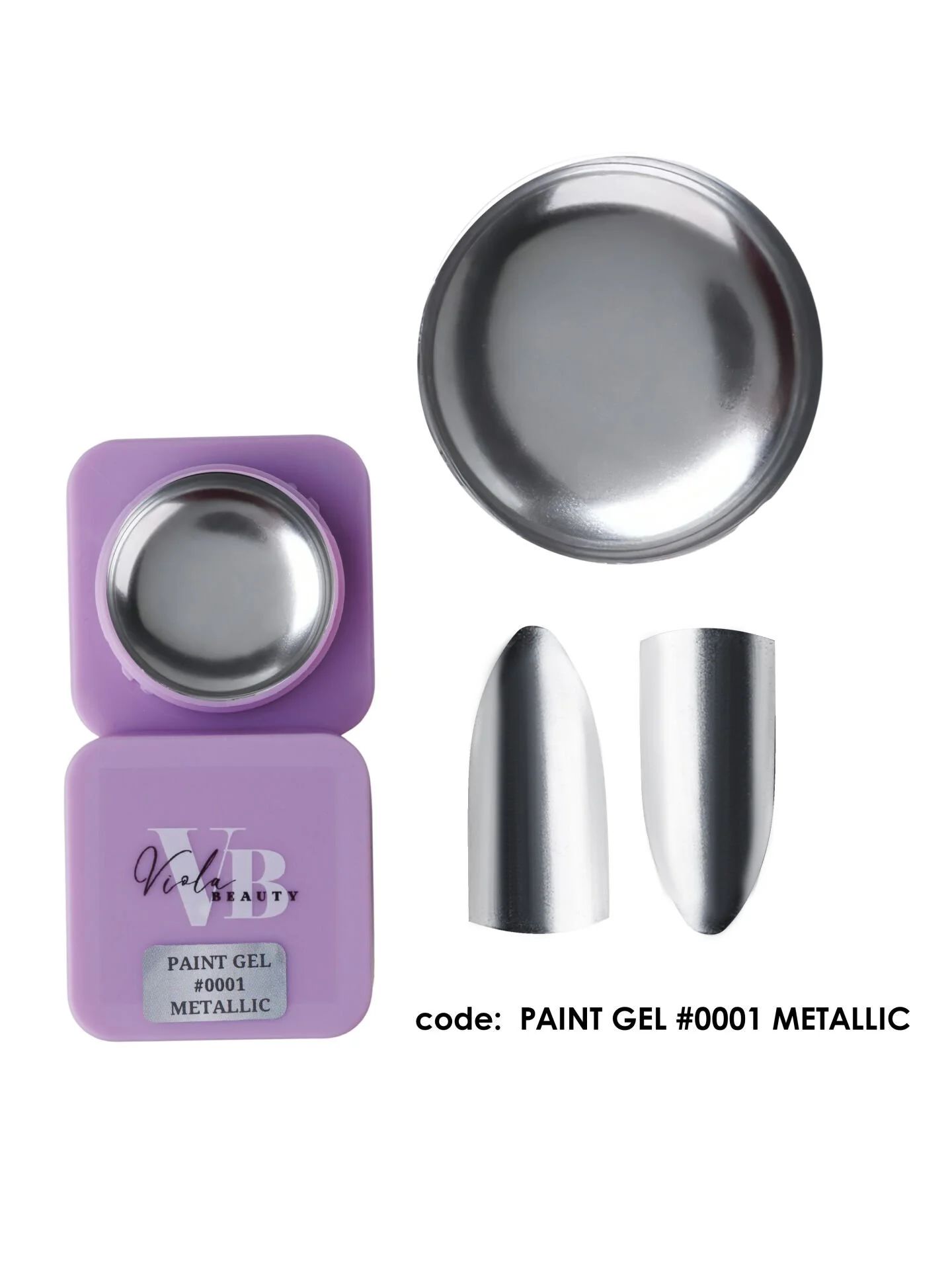 Viola Beauty Paint Metalik Boya #0001 - 7ml
