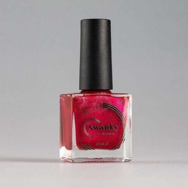 Swanky Stamping Oje Metalik Kırmızı 04 (10 ml)