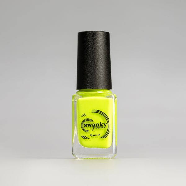 Swanky Stamping Oje Neon Sarısı S18 (6ml)