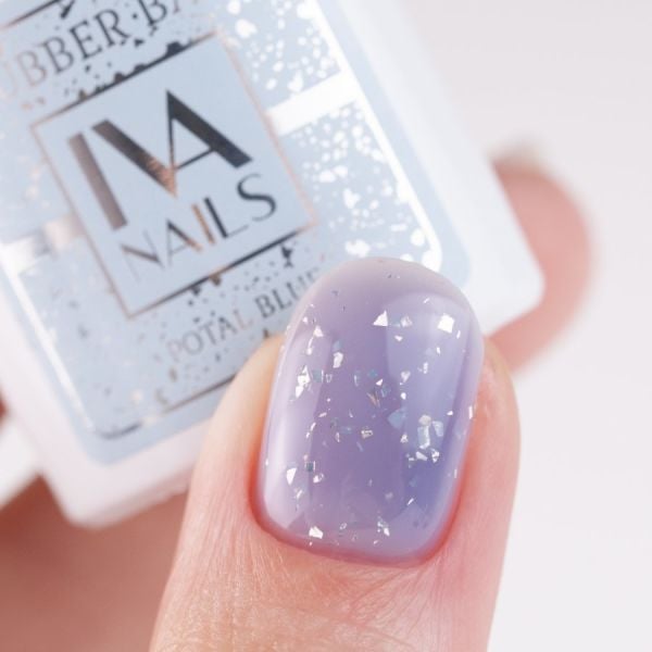 İva Nails Rubber Base Potal Blue (8ml)