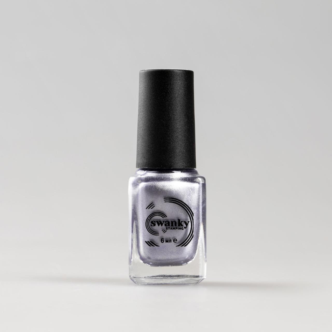 Swanky Stamping Oje Metalik Gri Mavisi M120 (6 ml)
