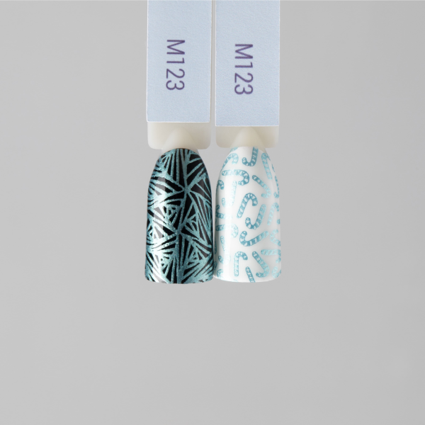 Swanky Stamping Oje Metalik Deniz Mavisi M123 (6 ml)