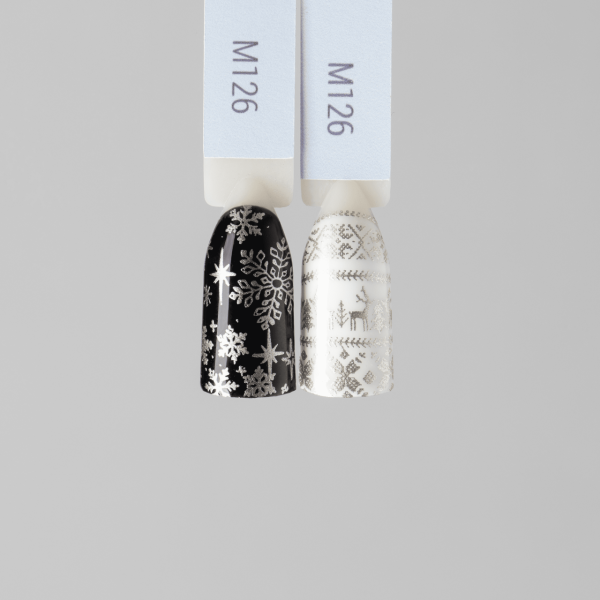 Swanky Stamping Oje Metalik Gri M126 (6 ml)
