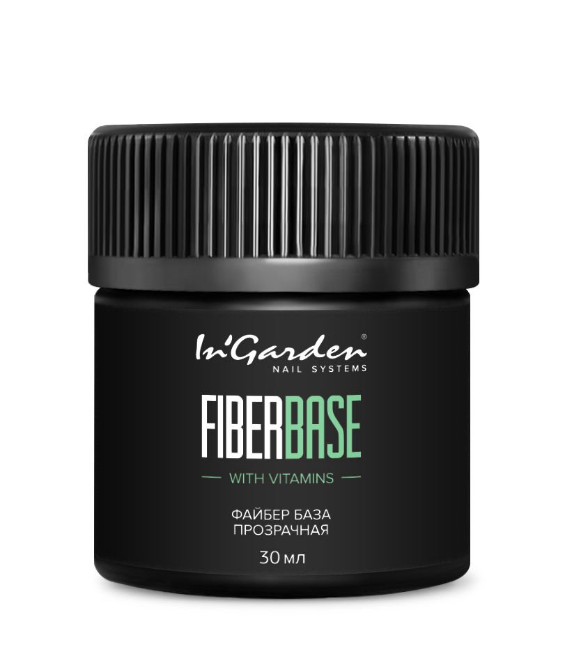 In'Garden Kauçuk/Rubber Fiber Base Coat With Vitamins (30ml) (Şeffaf E ve B5 Vitaminli)
