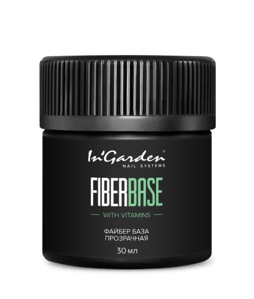 In'Garden Kauçuk/Rubber Fiber Base Coat With Vitamins (30ml) (Şeffaf E ve B5 Vitaminli)