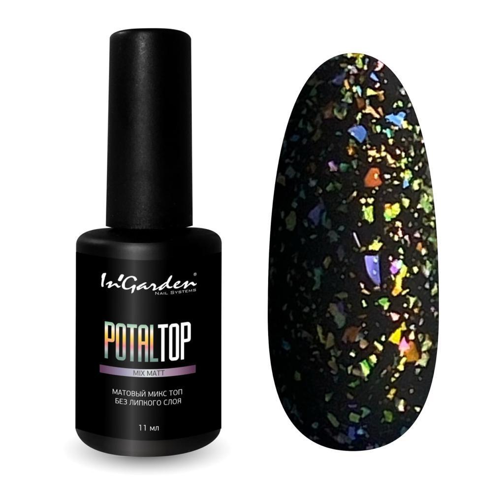 In'Garden Potal Top Coat Mix Matte/Yapışkansız (11ml)