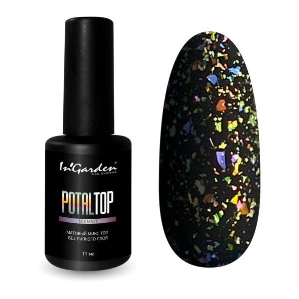 In'Garden Potal Top Coat Mix Matte/Yapışkansız (11ml)