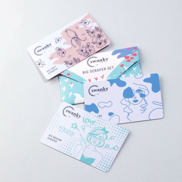 Swanky Stamping Big Scraper Seti (3 adet)