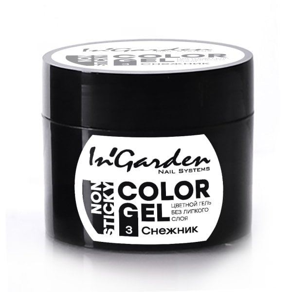 In'Garden Renkli Jel Boya Non Sticky 3 Kar Beyazı (4g)