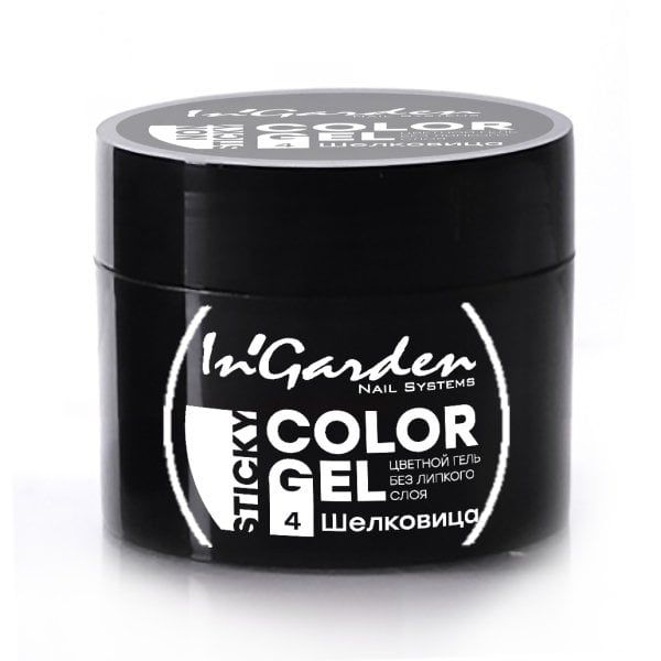 In'Garden Renkli Jel Boya Non Sticky 4 Siyah (4g)