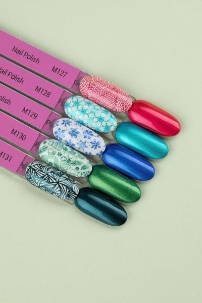 Swanky Stamping Oje Metalik Mavi Zümrüt M131 (6 ml)