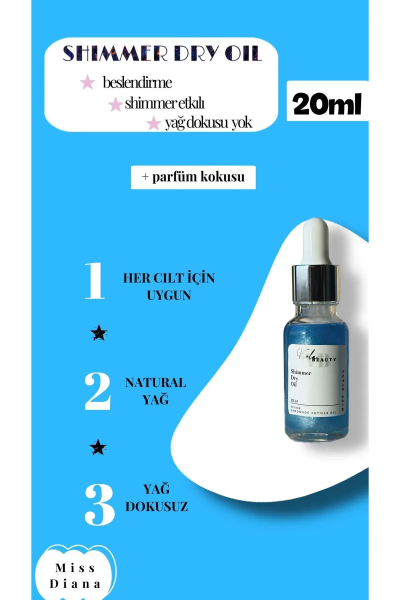 Viola Beauty Kuru Yağ #Miss Diana 20ML-Shimmer Dry Oil