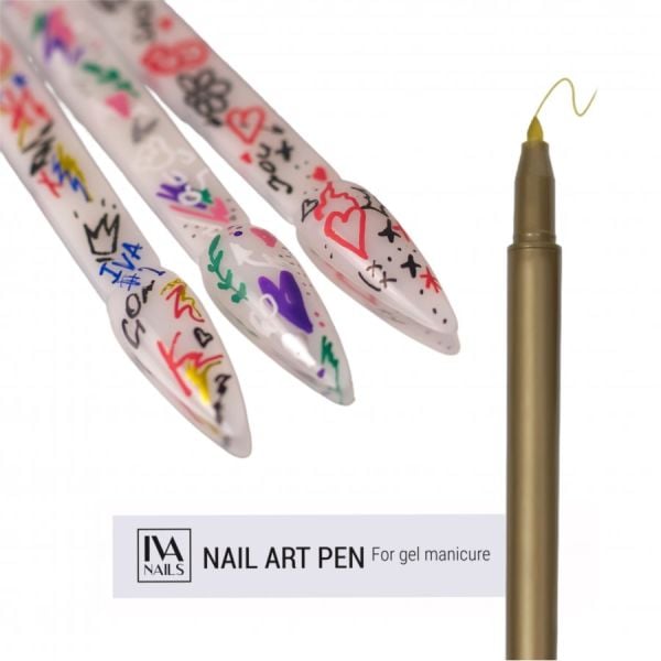 İva Nails Tırnak Kalemi №10 Altın