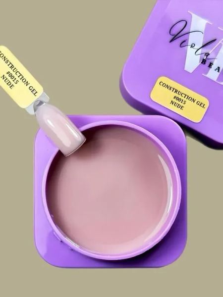 Viola Beauty Construction Gel Nude #0015 - Orta Akışkan Builder Jel 30 ml