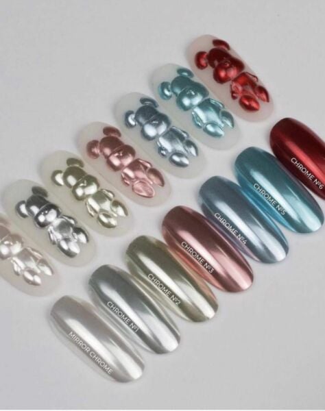 İva Nails Chrome Ayna Efekt Krom №5