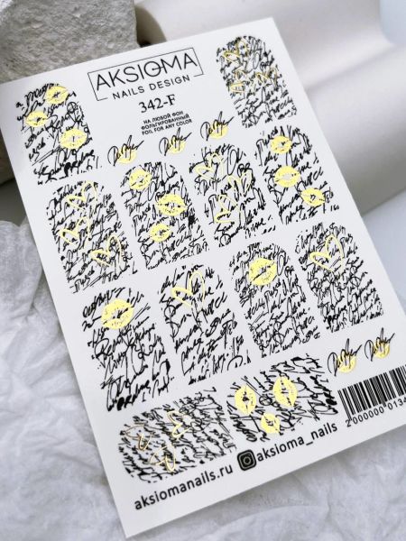 Aksioma Su Transferi Sticker 342-F