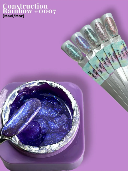 Viola Beauty Constraction Gel Rainbow #0007 - Orta Akışkan Builder Jel 30 ml