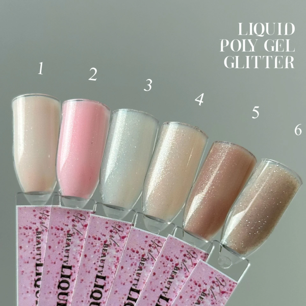 Viola Beauty Liquid Poly Gel Glitter #0004 - Güçlendirme İçin Uygun Simli Jel 50 ml