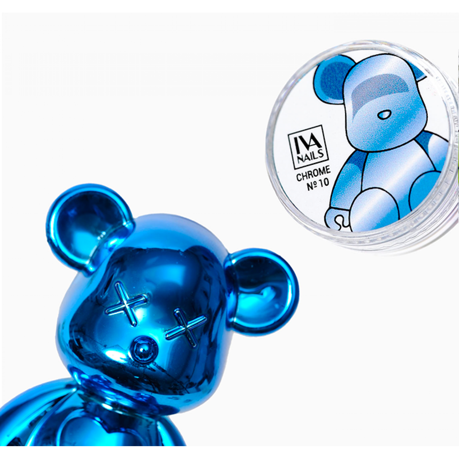 İva Nails Chrome Ayna Efekt Krom №10