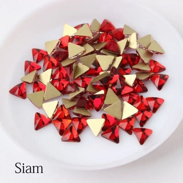 Taş Üçgen Siam 5mm 2 Adet