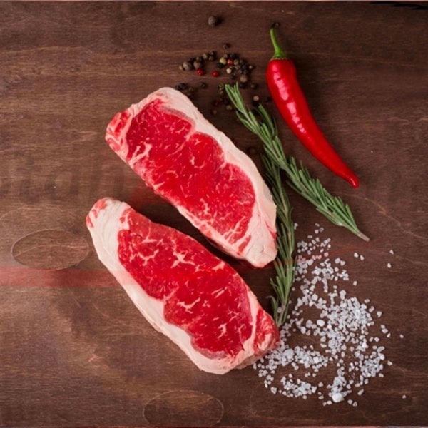 Newyork Steak Prime Plus 1 Kg, BMS 3-4, Grade Quality A3  (1)