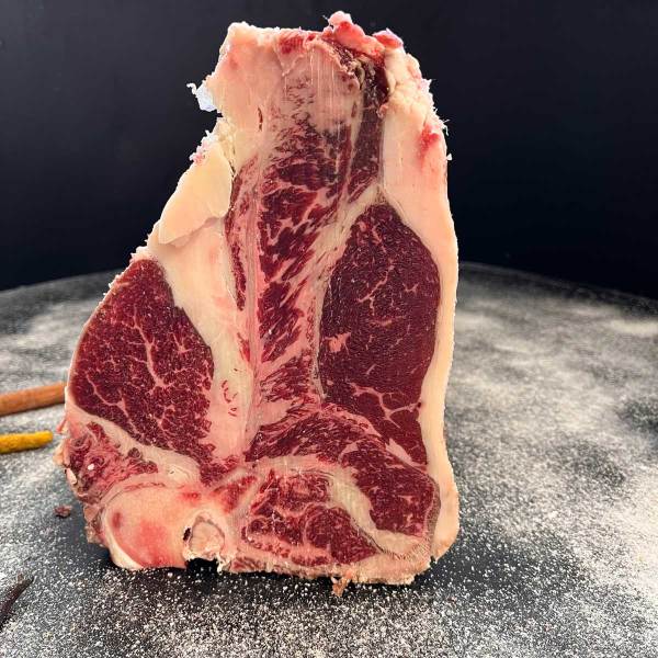 T-Bone Steak Prime Plus 1 Kg, BMS 3-4, Grade Quality A3  (1)