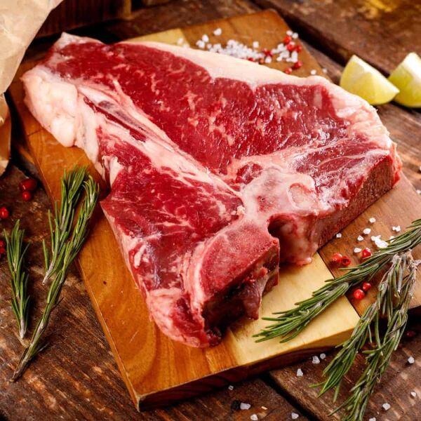 T-Bone Steak Prime Plus , BMS 3-4, Grade Quality A3 (450-500 Gr)