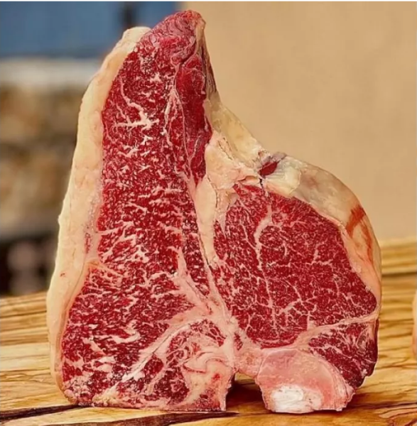 T-Bone Steak Prime Plus , BMS 3-4, Grade Quality A3 (450-500 Gr)