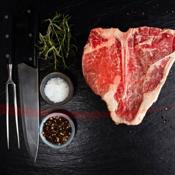 Porterhouse Steak Prime , BMS 3-4, Grade Quality A3  (450-500 Gr)